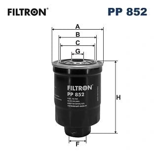 FILTRON PP852 Yakıt Filtresi 0K46723570 uygun fiyat hızlı kargo