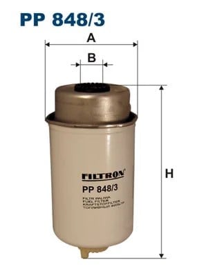 FILTRON PP 848 3 Yakıt Filtresi 1712985 uygun fiyat hızlı kargo