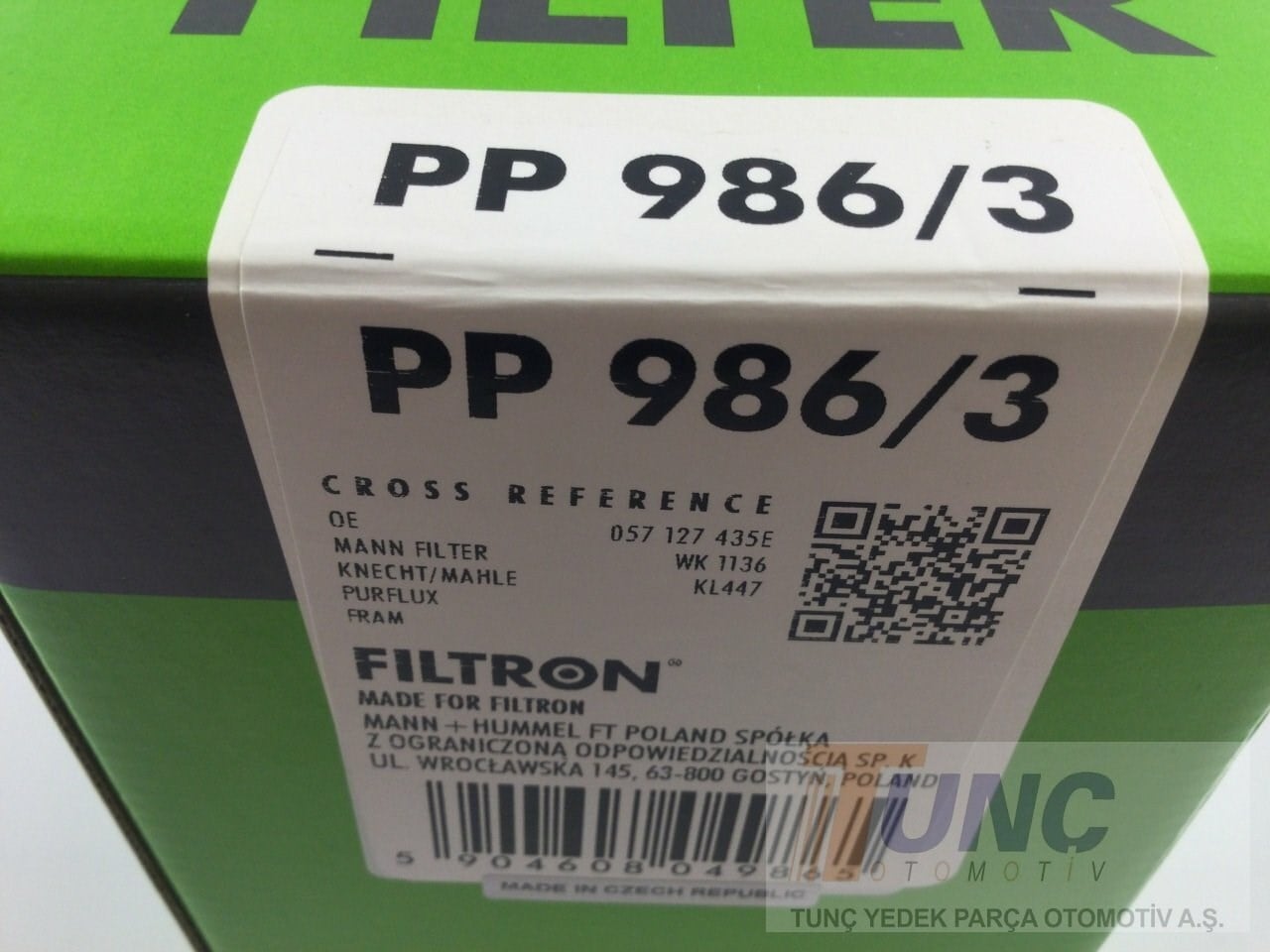 FILTRON PP 986 3 Yakıt Filtresi 057127435E uygun fiyat hızlı kargo