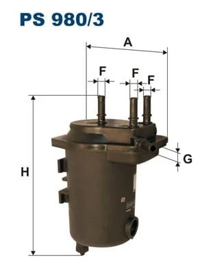 FILTRON PS9803 Yakıt Filtresi 7701061577 uygun fiyat hızlı kargo