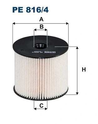 FILTRON PE 816 4 Yakıt Filtresi 15412 67G10 uygun fiyat hızlı kargo