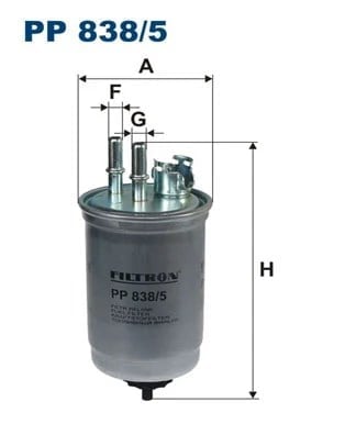 FILTRON PP 838 5 Yakıt Filtresi 1203201 uygun fiyat hızlı kargo