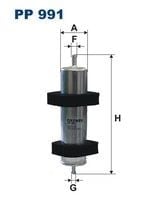 FILTRON PP 991 Yakıt Filtresi 8T0127401A uygun fiyat hızlı kargo
