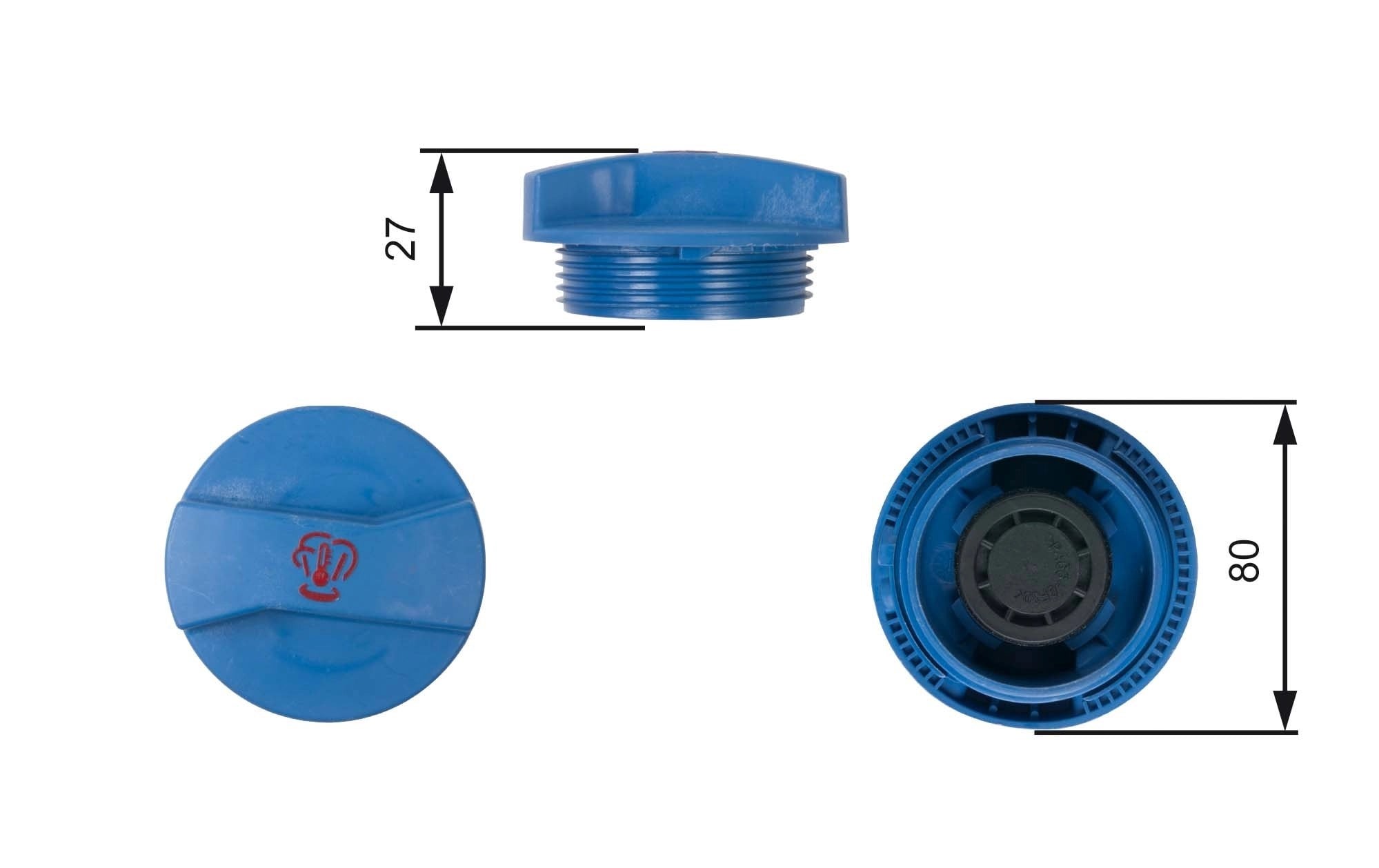 GATES RC211 Radyatör Kapağı 1J0121321B uygun fiyat hızlı kargo