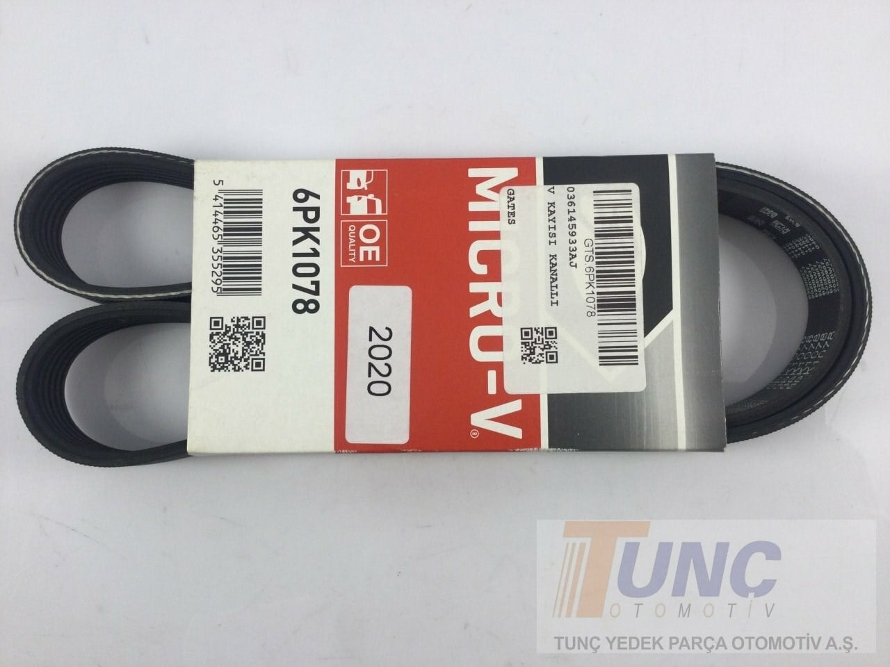GATES 6PK1078 V Kayışı 036145933AJ uygun fiyat hızlı kargo