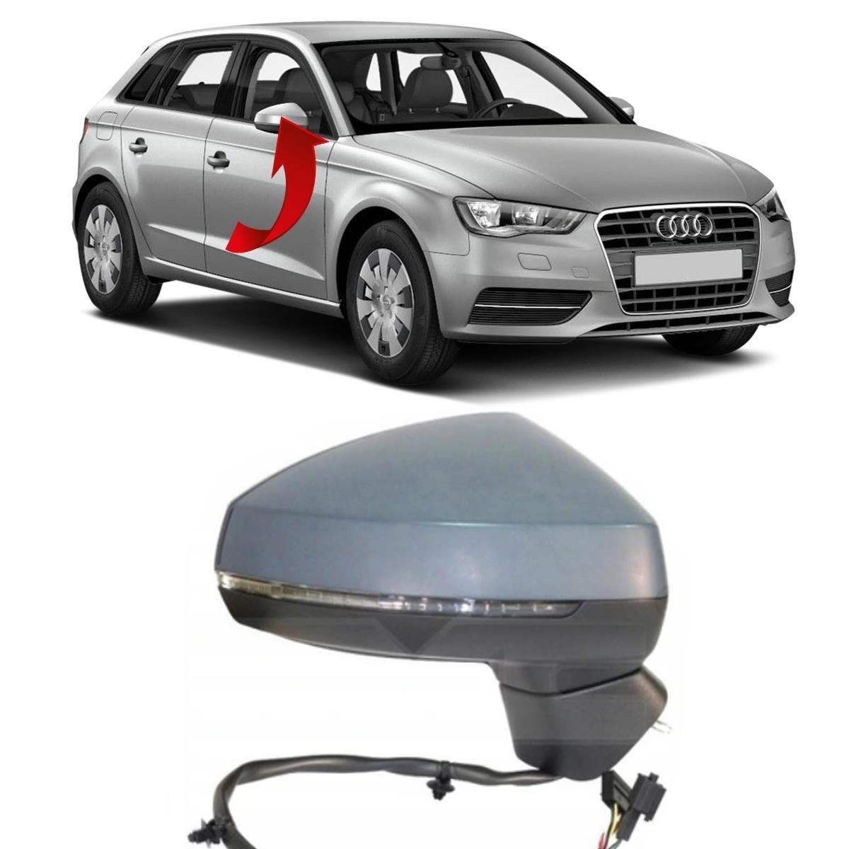 GKL 291460 Ayna Komple Sağ Katlanır 10 Pin A3 Hb 2012 2019 8V1857410G uygun fiyat hızlı kargo
