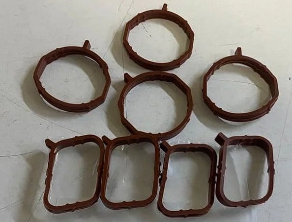 GKL 297166 Emme Manifold Contası Kare Yuvarlak Set 8 Adet A3 Caddy Golf Vı Jetta Superb Yeti Leon 1 6Tdı 10 Cayb Cayc 03L129717H 03L129717J uygun fiyat hızlı kargo