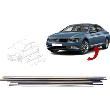 GKL 290047 Kapı Çıta Takımı Kromlu Set Passat 2015 3G0853331A 332A 333A 334A uygun fiyat hızlı kargo