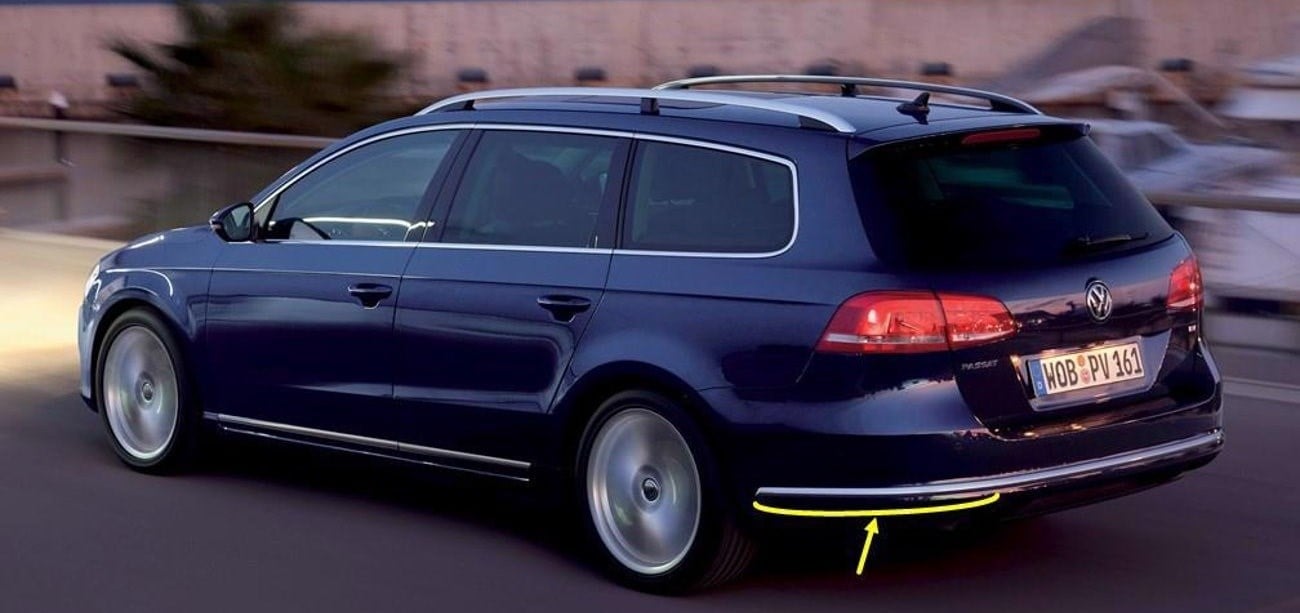 GKL 297562 Krom Çıta Arka Tampon Sol passat B7 Varıant 2011 2014 3AF807459 uygun fiyat hızlı kargo