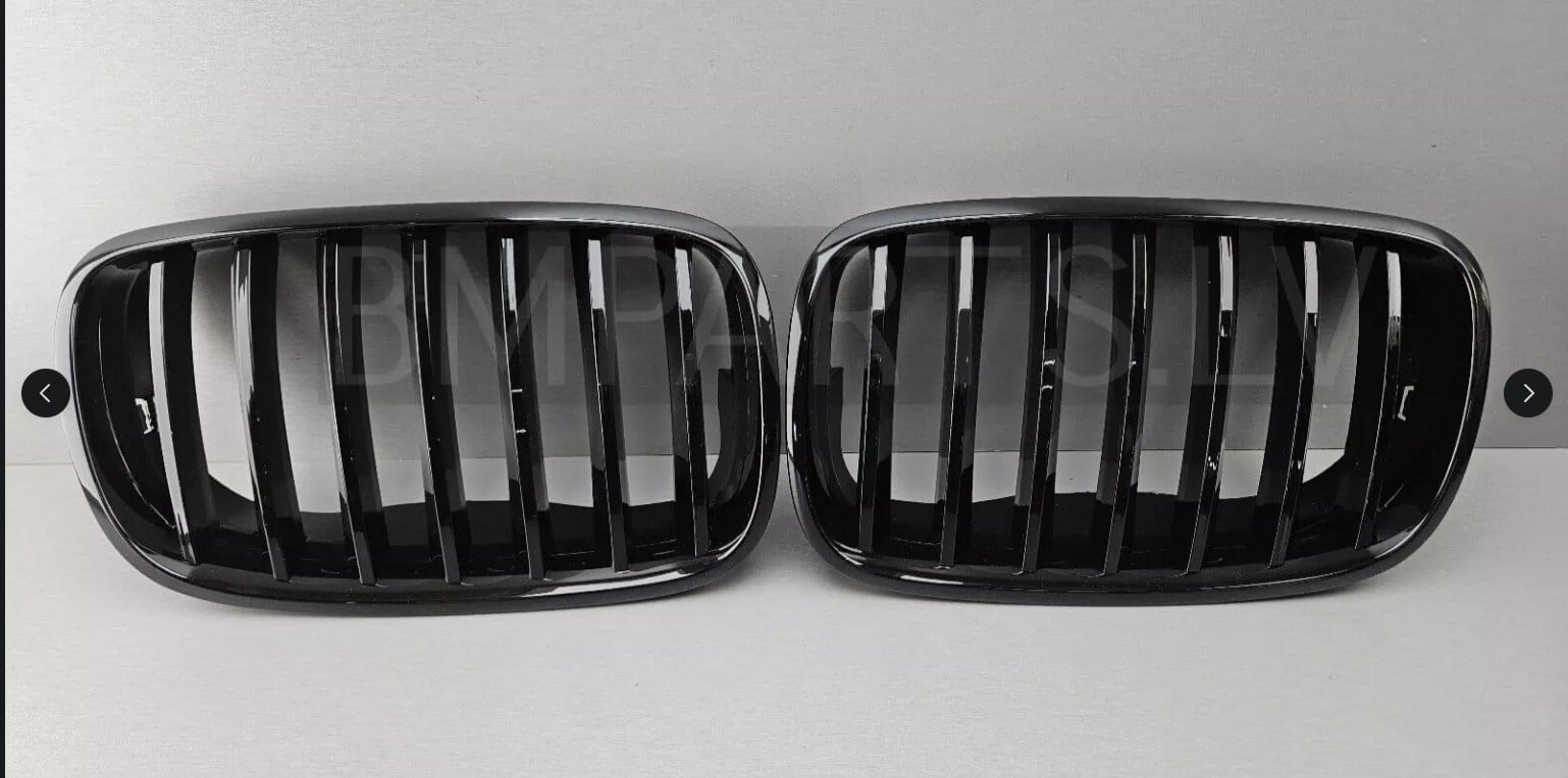 GKL 340928 Ön Panjur Böbrek Parlak Siyah Set Bmw X5 E70 Lcı X6 E71 2007 2012 51712150246 2150247 uygun fiyat hızlı kargo
