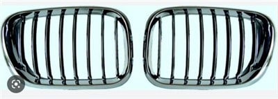 GKL 340884 Ön Panjur Böbrek Set Bmw X5 E53 Komple Krom 00 03 51138250051 52 uygun fiyat hızlı kargo