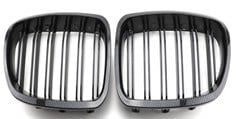 GKL 340312 Ön Panjur Böbrek Set Karbon Çerceve Pıyano Siyah Çift Çıta Bmw F10 F11 F18 GKL 340312 uygun fiyat hızlı kargo