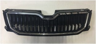 GKL 290826 Ön Panjur Krom Çerceve Üst Plastik Birlikte Mat Siyah Komple Octavia 2013 2018 5E0853651 2Z4 5E0853761 2ZZ uygun fiyat hızlı kargo