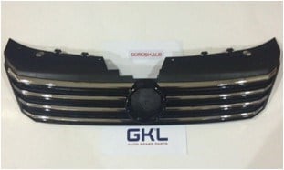 GKL 290893 Ön Panjur Krom Çizgili Parlak Siyah Passat B7 2011 2015 3AA853651 0QE uygun fiyat hızlı kargo