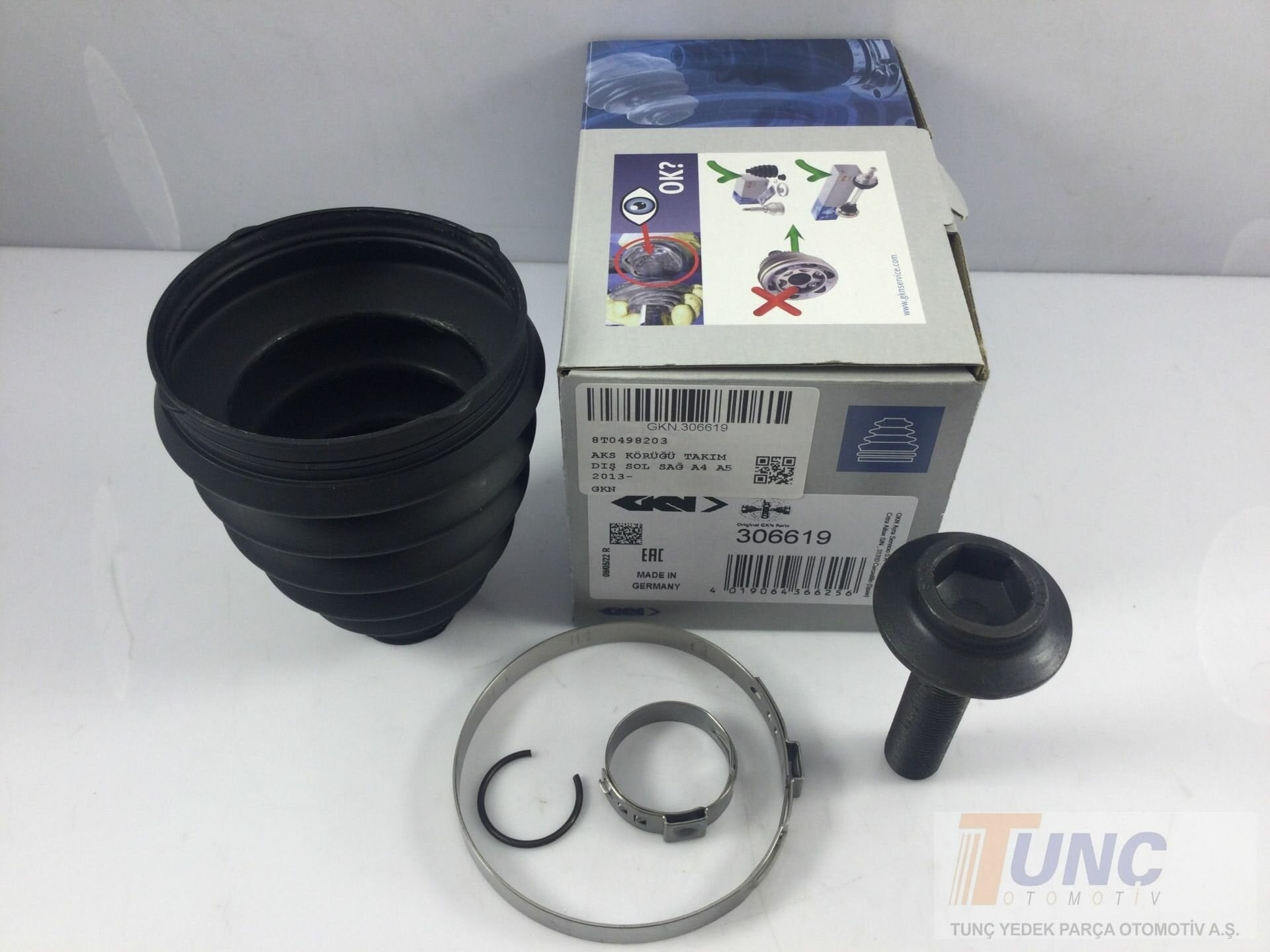 GKN LOBRO 306619 Aks Körüğü 8T0498203 uygun fiyat hızlı kargo