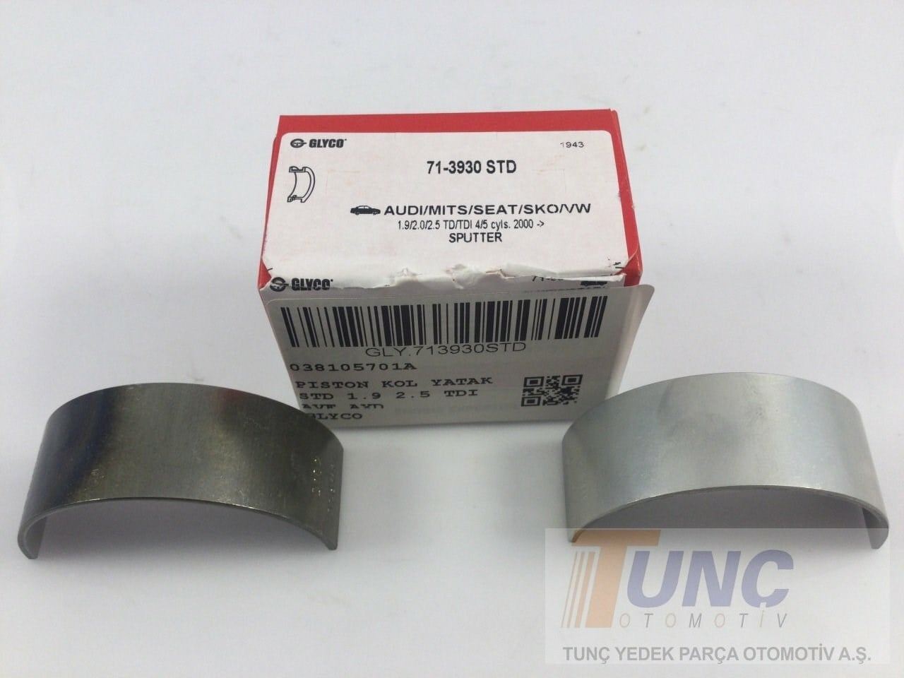 GLYCO 713930STD Kol Yatak 038105701A uygun fiyat hızlı kargo