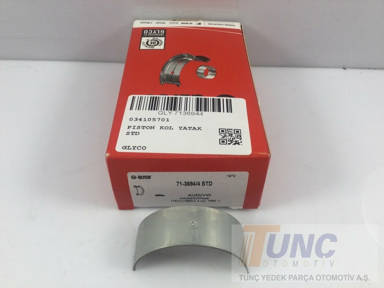 GLYCO 7136944STD Kol Yatak 034105701 uygun fiyat hızlı kargo