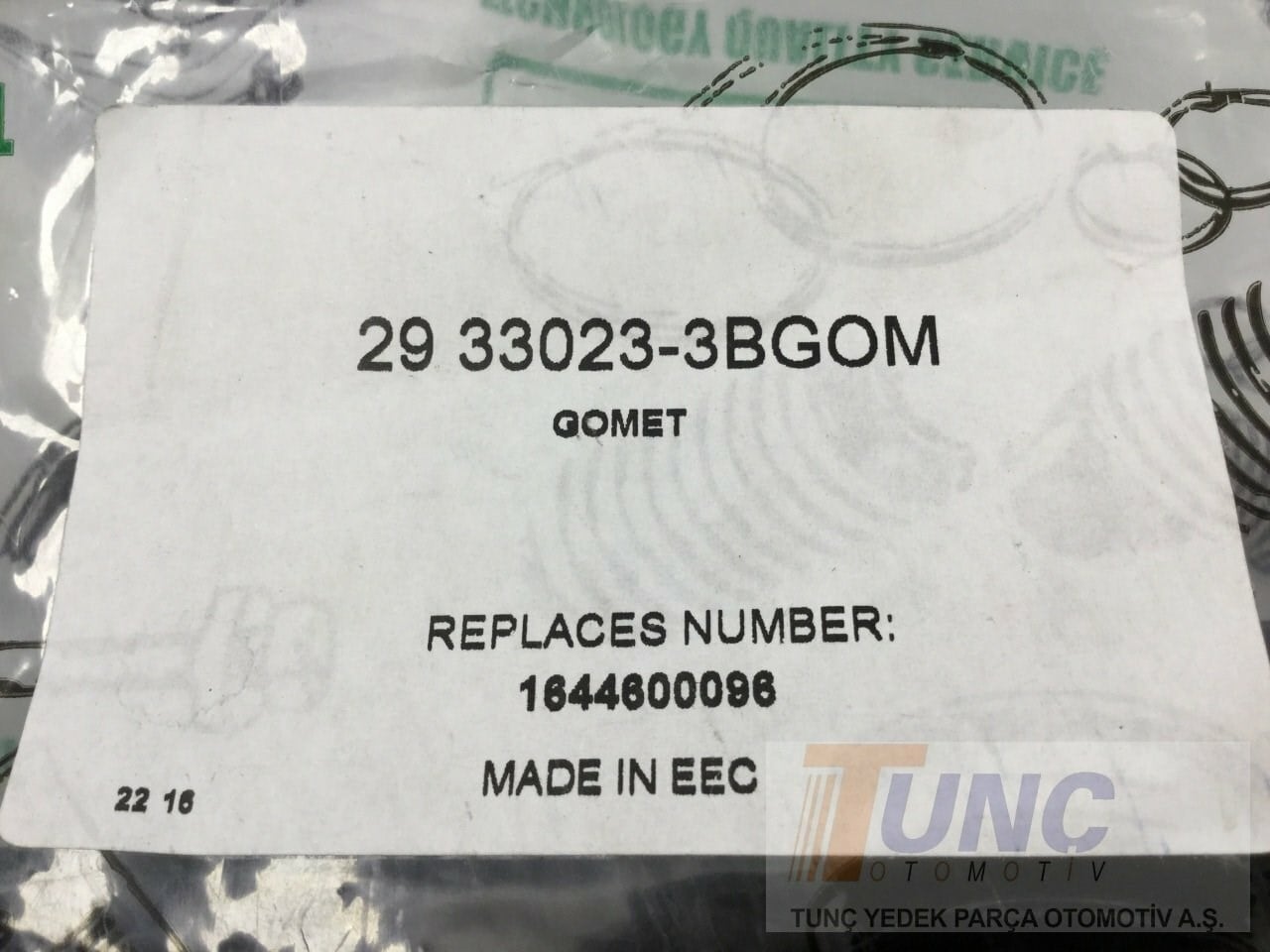 GOMET 29330233B Rot Körüğü 2E0713115 uygun fiyat hızlı kargo