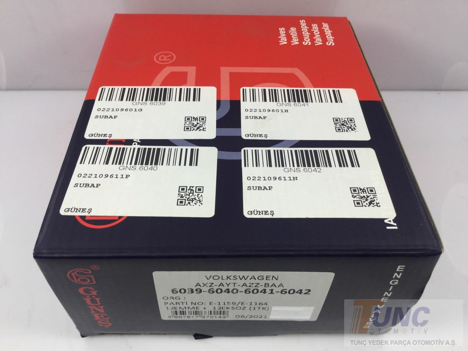 GUNES 6040 Supap 022109611P uygun fiyat hızlı kargo