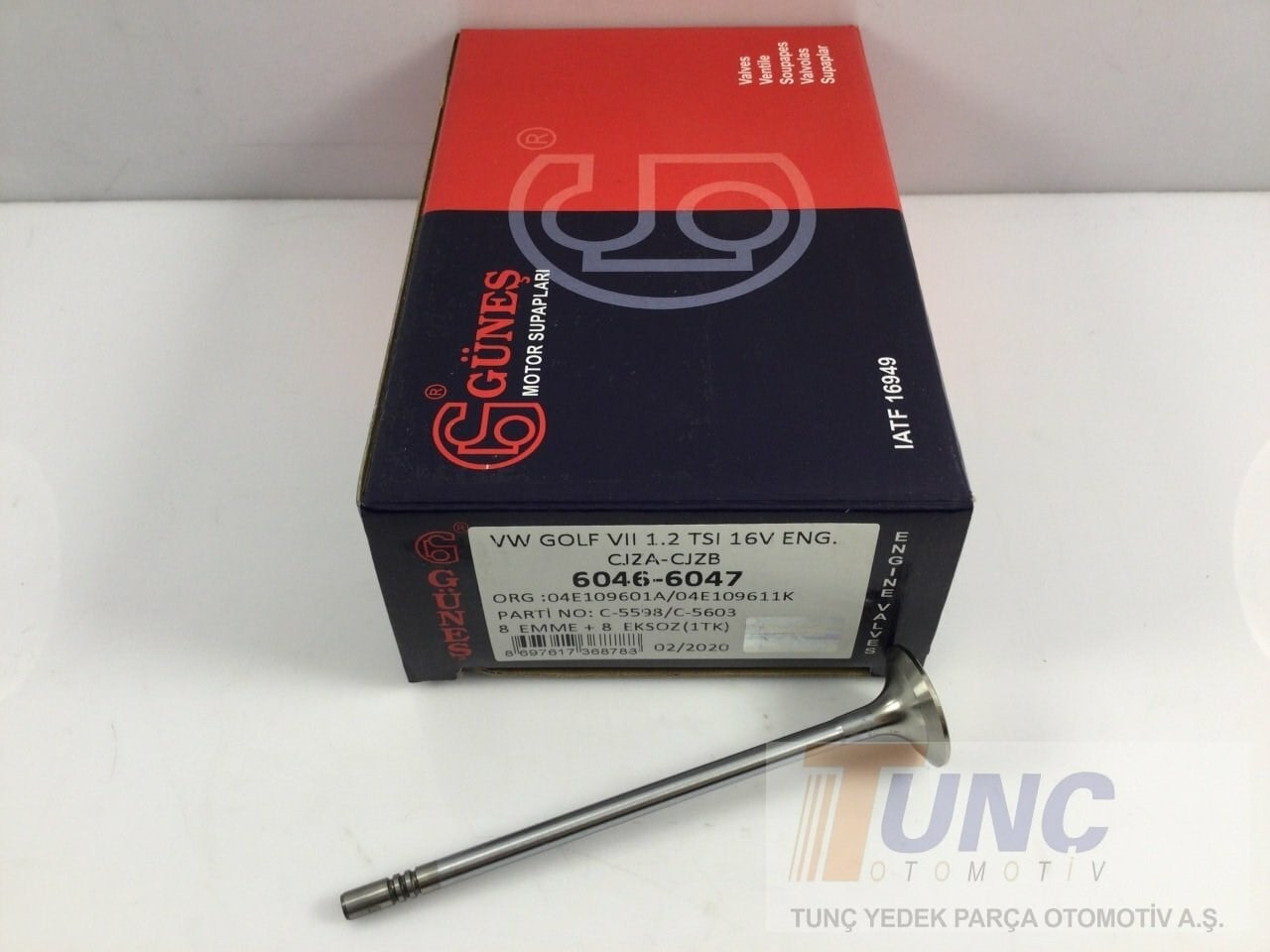 GUNES 6047 Supap 04E109611A uygun fiyat hızlı kargo