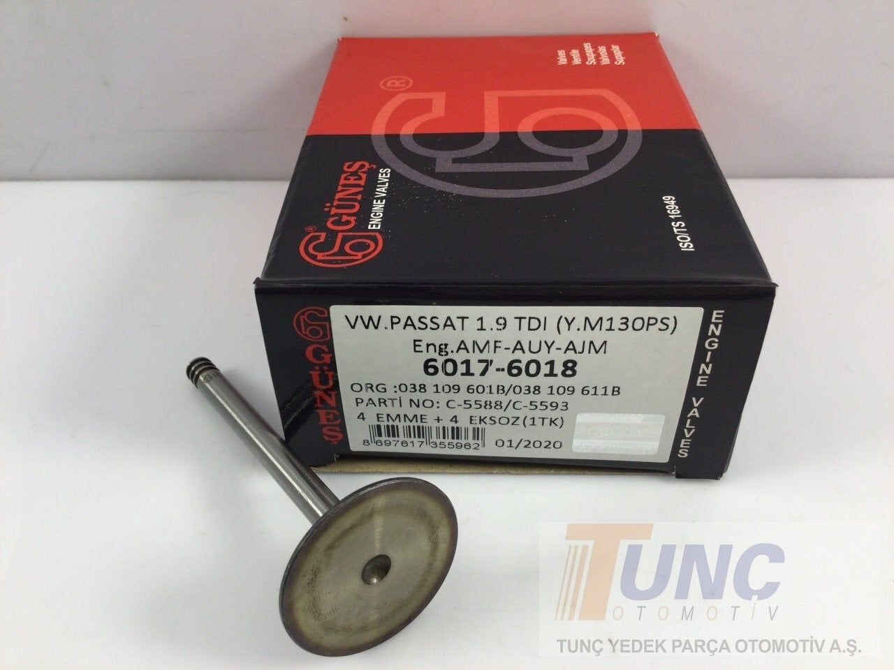 GUNES 6017 Supap 038109601B uygun fiyat hızlı kargo