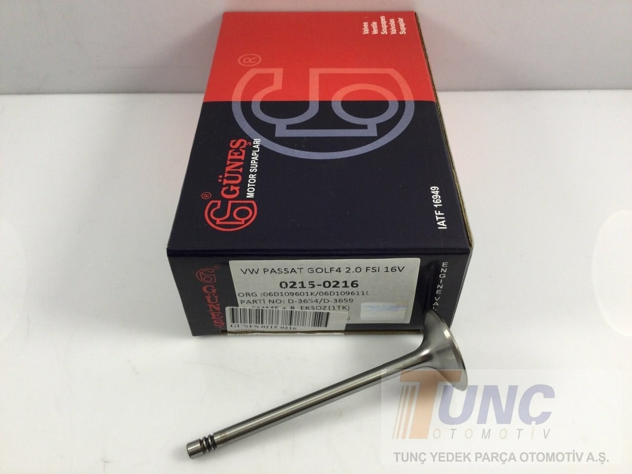 GUNES 0215 Supap 06D109601M uygun fiyat hızlı kargo