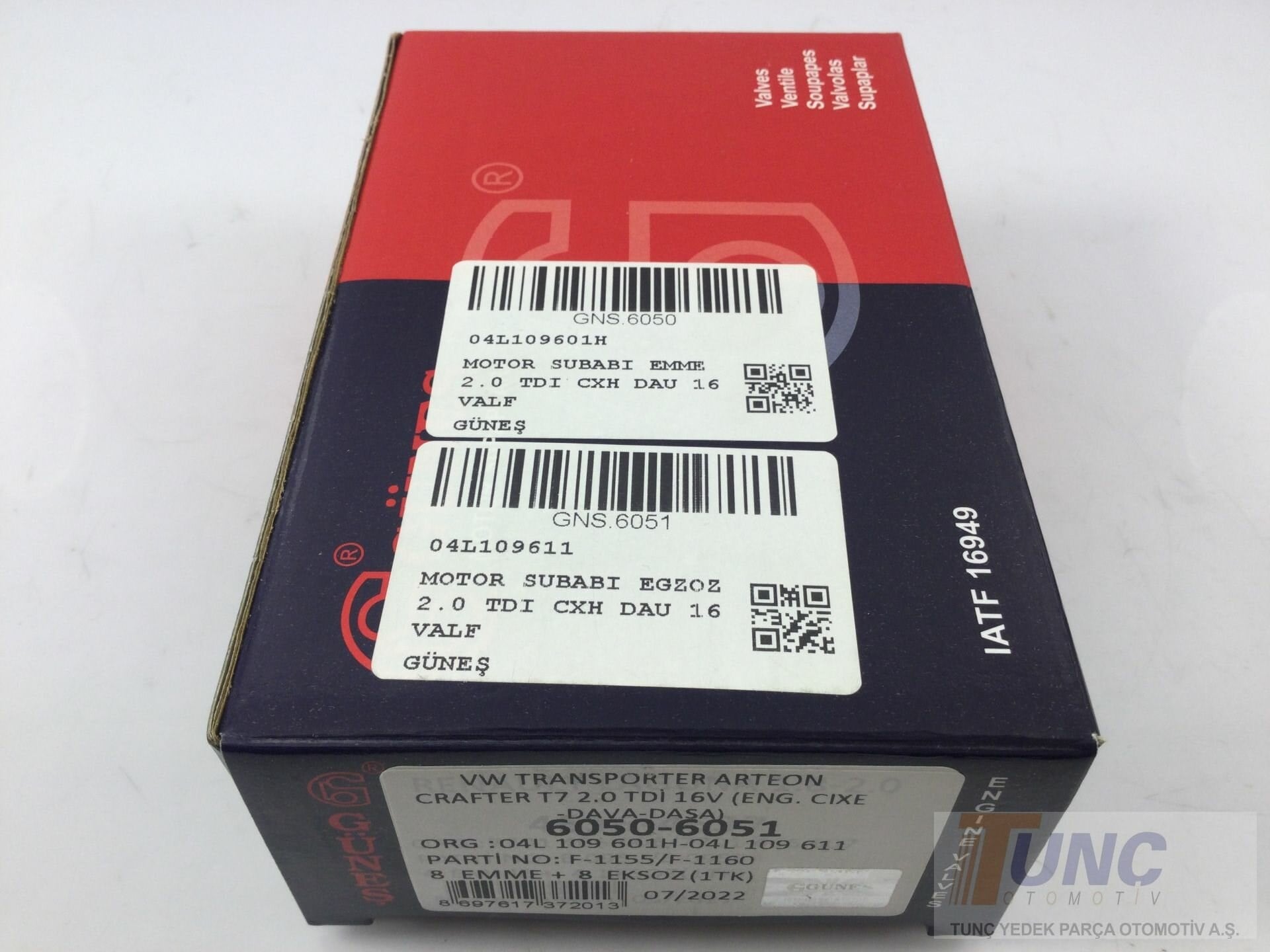 GUNES 6050 Supap 04L109601H uygun fiyat hızlı kargo