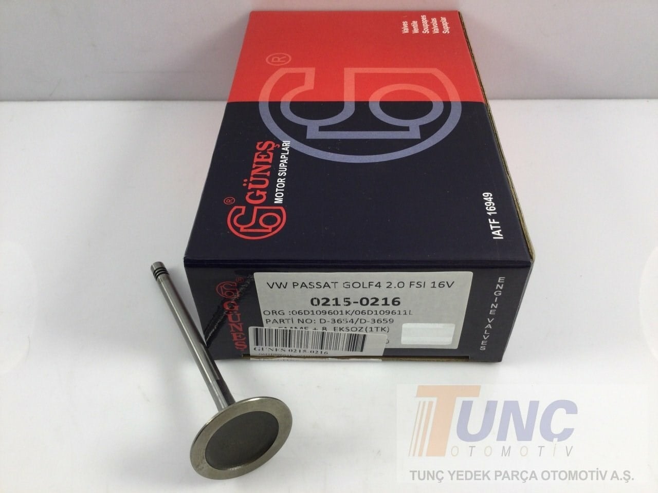 GUNES 0215 Supap 06D109601M uygun fiyat hızlı kargo