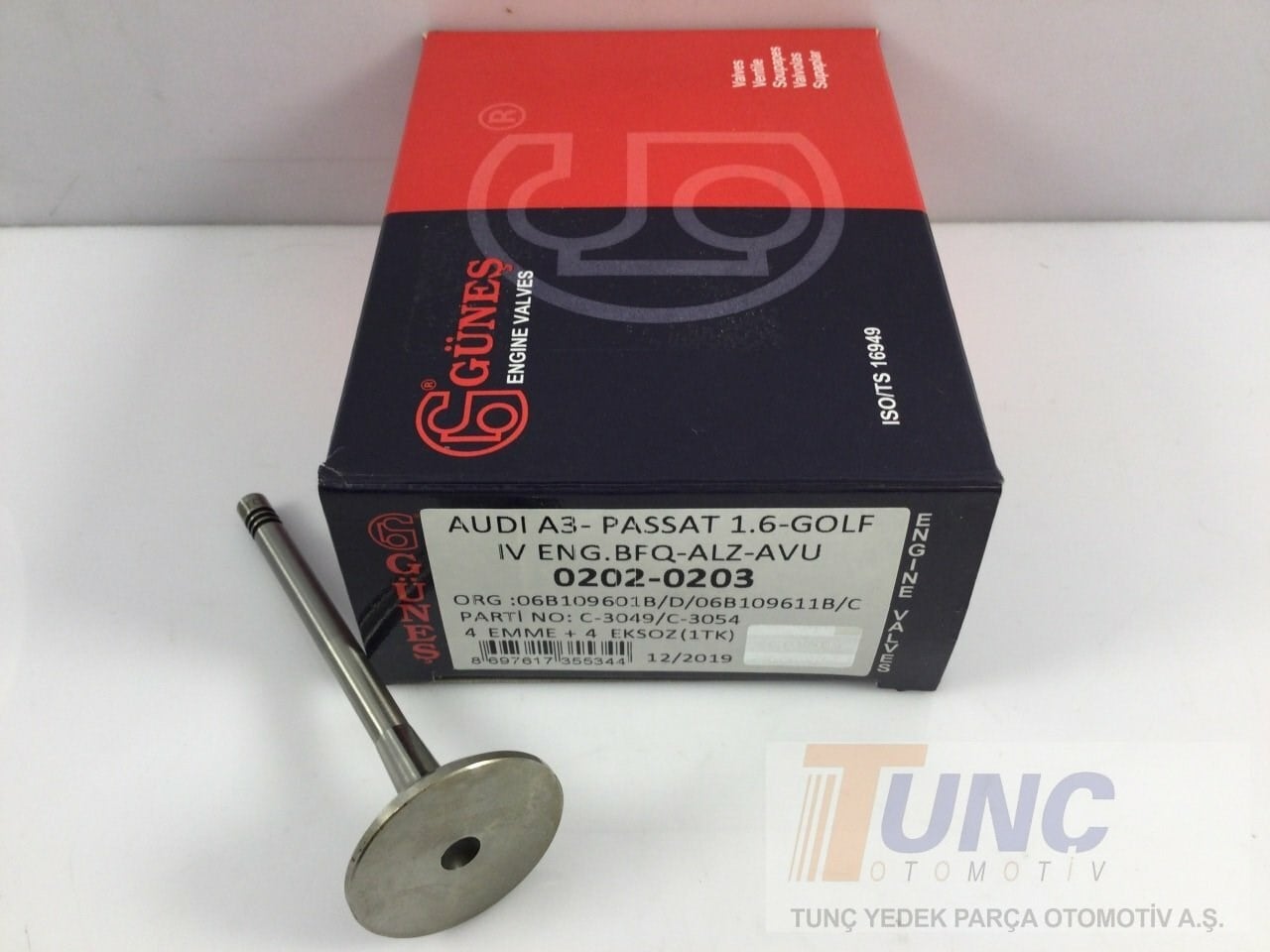 GUNES 0203 Supap 06B109611C uygun fiyat hızlı kargo