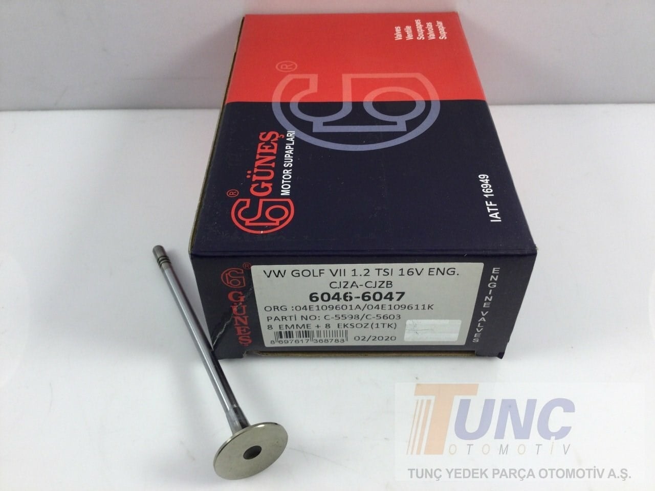 GUNES 6047 Supap 04E109611A uygun fiyat hızlı kargo