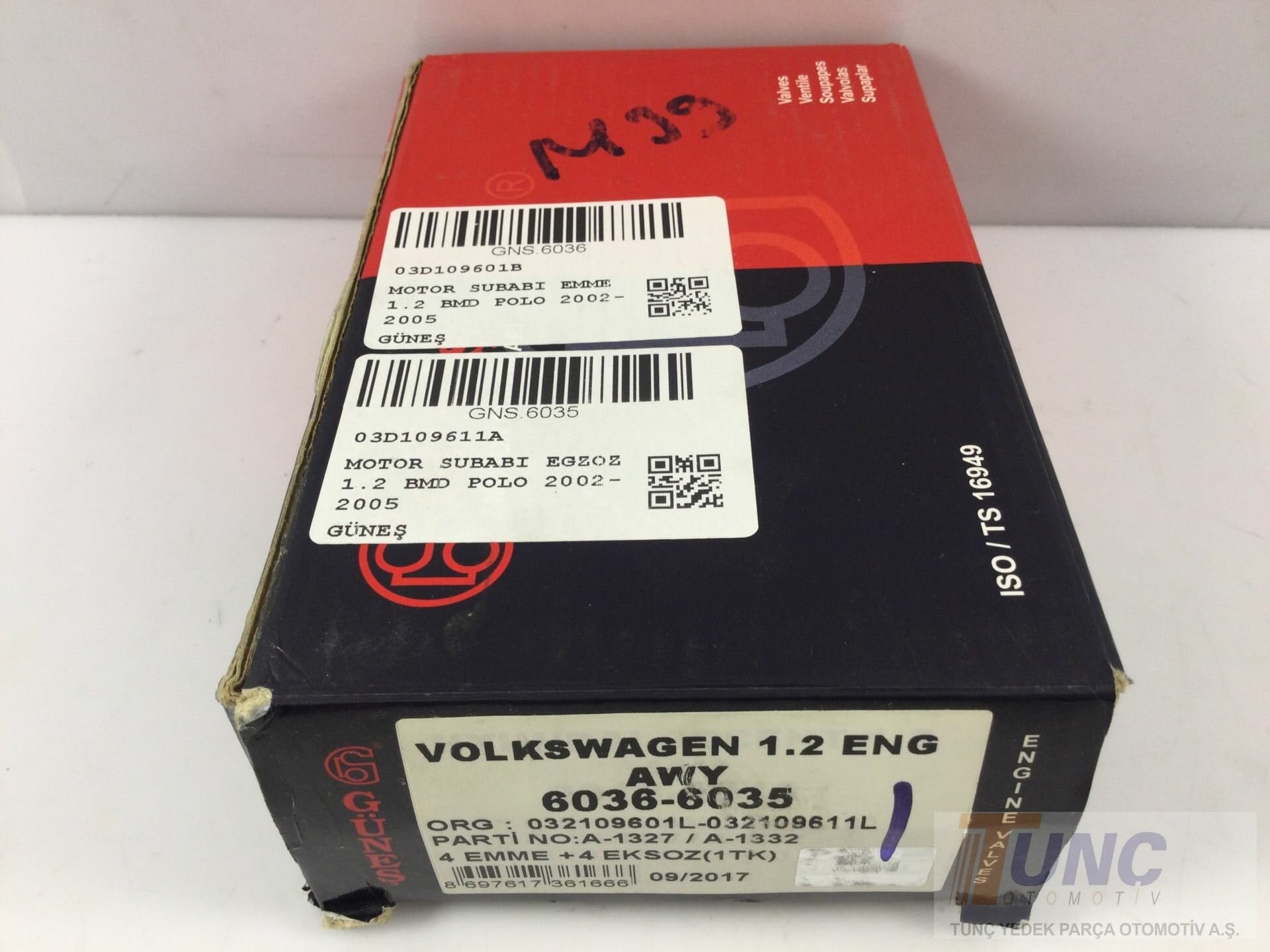 GUNES 6035 Supap 03D109611A uygun fiyat hızlı kargo