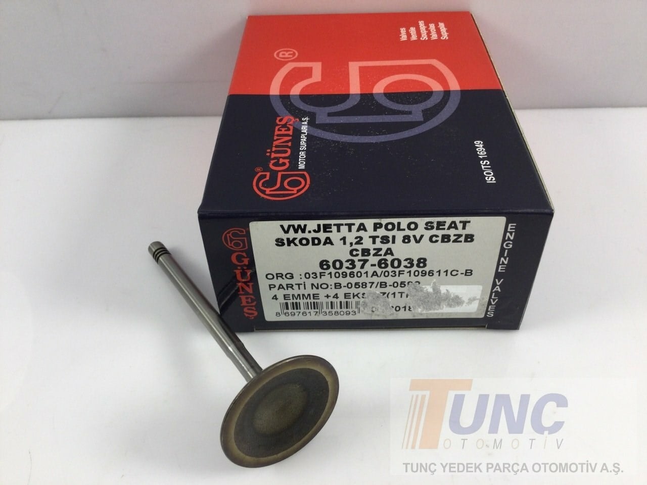 GUNES 6037 Supap 03F109601A uygun fiyat hızlı kargo