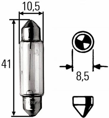 HELLA 8GM 002 091 131 Ampul 07075177 uygun fiyat hızlı kargo