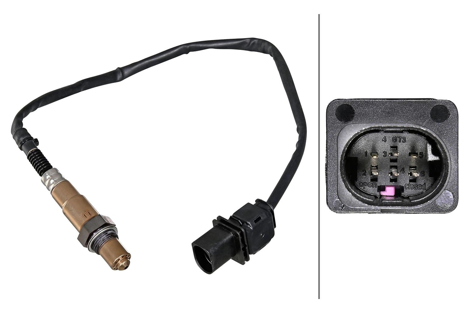 HELLA 6PA 358 221 251 Oksijen Sensörü Lambda Sensörü 7G919D375AA uygun fiyat hızlı kargo