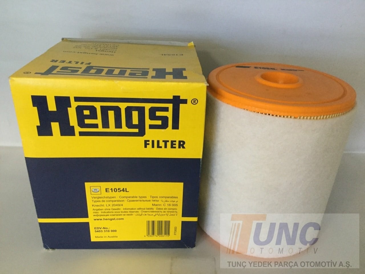 HENGST E1054L Hava Filtresi 4G0133843 uygun fiyat hızlı kargo