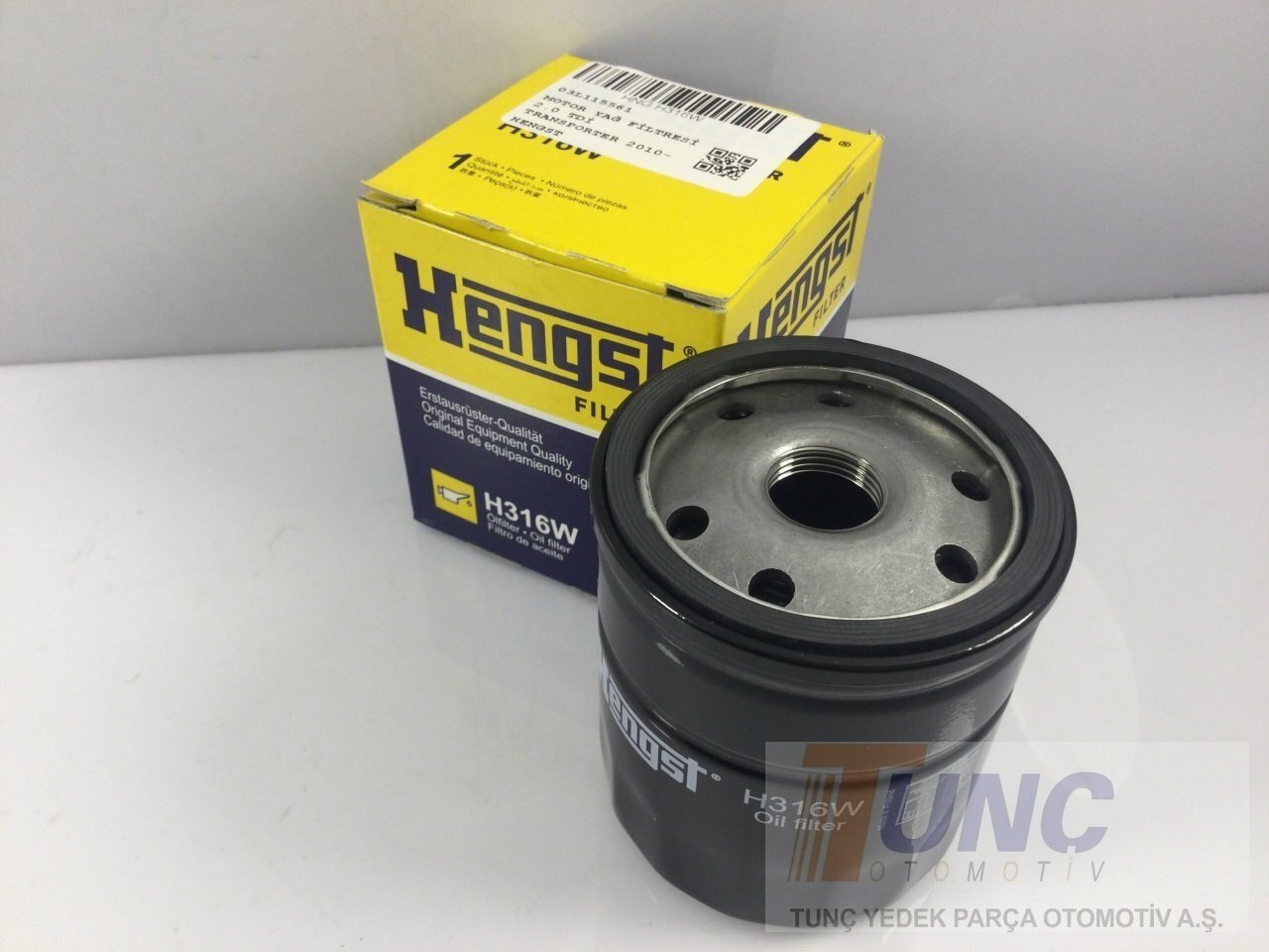 HENGST H316W Yağ Filtresi 03L115561 uygun fiyat hızlı kargo