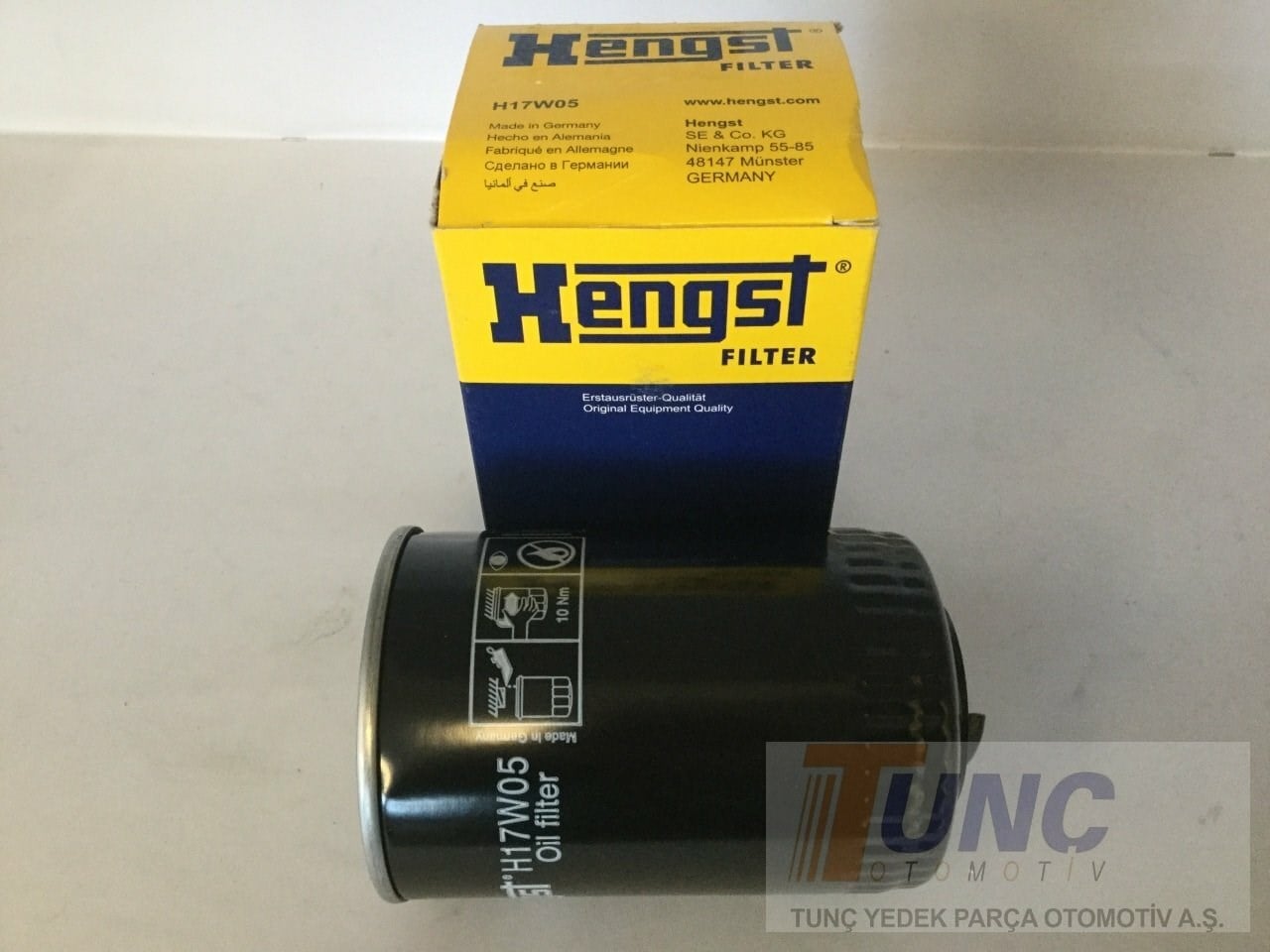HENGST H17W05 Yağ Filtresi 068115561B uygun fiyat hızlı kargo