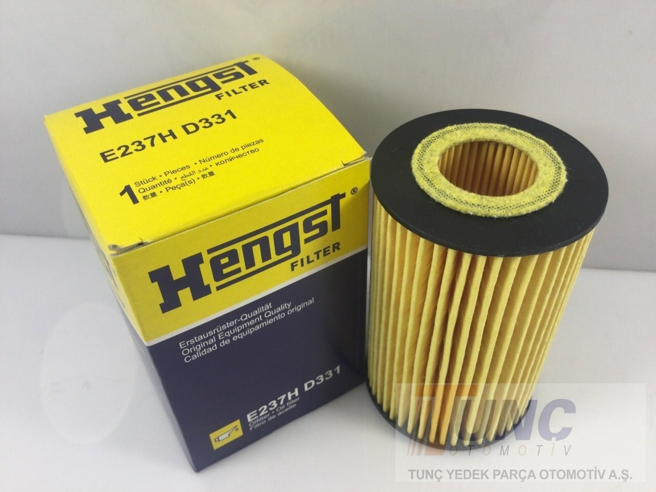 HENGST E237H D331 Yağ Filtresi 06E115562B uygun fiyat hızlı kargo