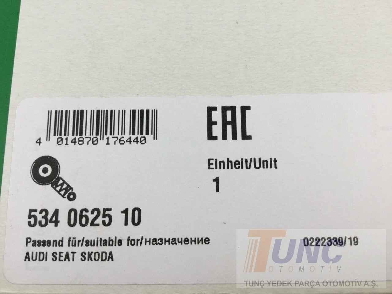 INA 534 0625 10 V Kayış Gergi Kütüğü 04B903315 uygun fiyat hızlı kargo