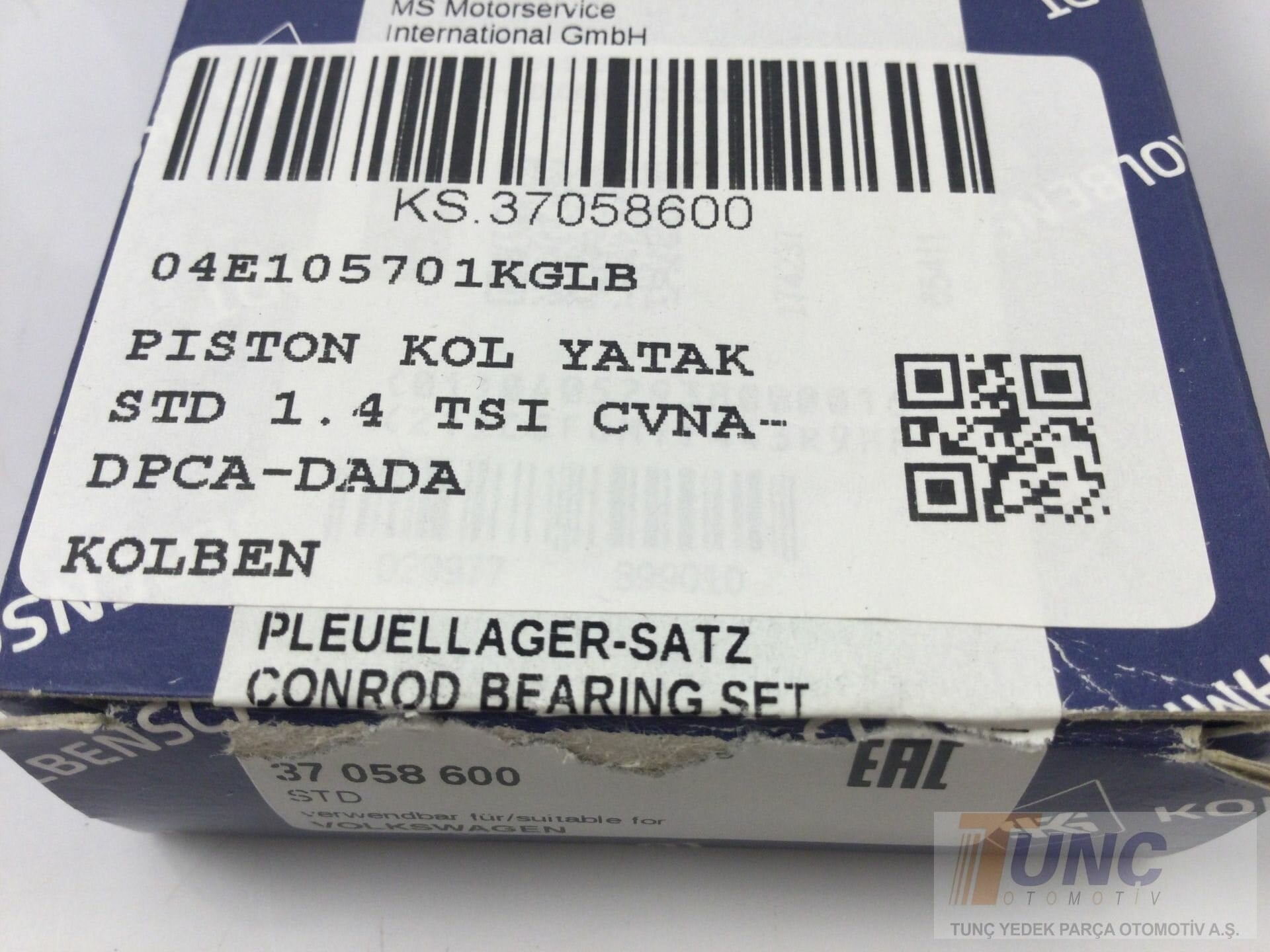KOLBENSCHMIDT 37058600 Kol Yatak 04E105701KGLB uygun fiyat hızlı kargo