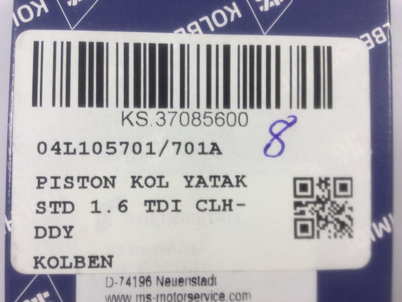 KOLBENSCHMIDT 37085600 Kol Yatak 04L105701 701A uygun fiyat hızlı kargo