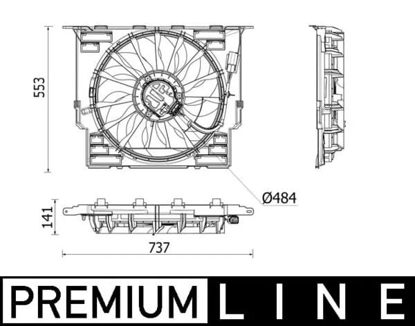 MAHLE CFF 543 000P Fan Motoru 17428472266 uygun fiyat hızlı kargo