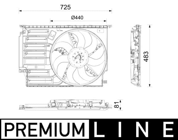 MAHLE CFF671000P Fan Motoru 17428596237 uygun fiyat hızlı kargo