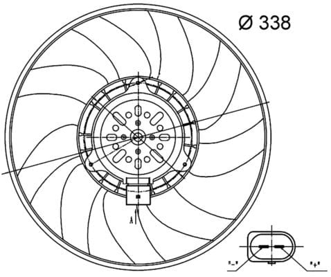MAHLE CFF 33 000S Fan Motoru 8K0959455S uygun fiyat hızlı kargo