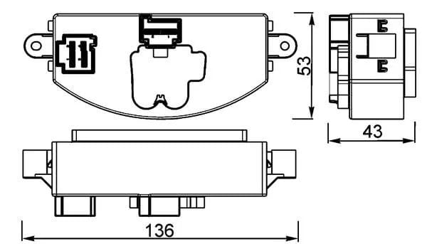MAHLE ABR 106 000P Fan Rezistansı 2469064100 uygun fiyat hızlı kargo