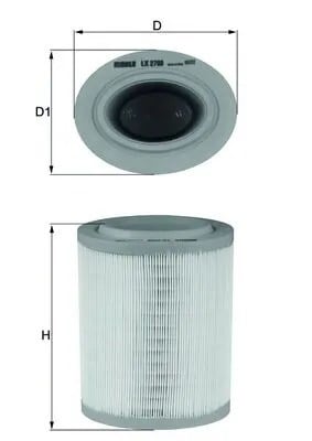 MAHLE LX 2790 Hava Filtresi 55183562 uygun fiyat hızlı kargo