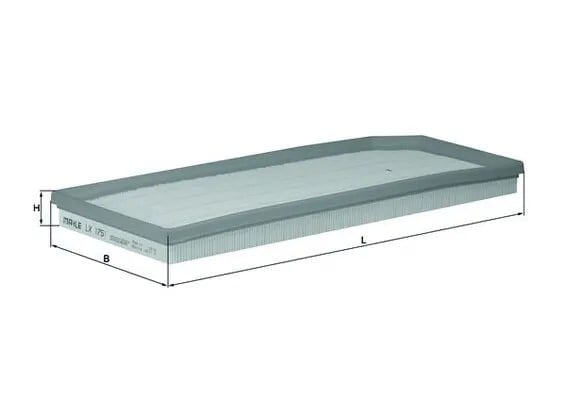 MAHLE LX 1751 Hava Filtresi 06F133843B uygun fiyat hızlı kargo