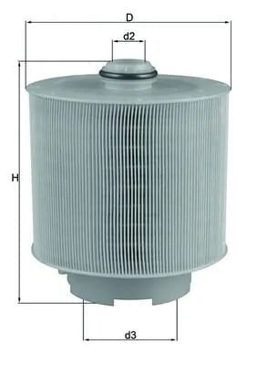 MAHLE LX 1006 2D Hava Filtresi 4F0133843 uygun fiyat hızlı kargo