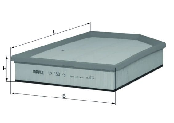 MAHLE LX 1591 9 Hava Filtresi 31370161 uygun fiyat hızlı kargo