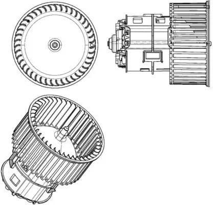 MAHLE AB 182 000P Kalorifer Fan Motoru 8T1820021 uygun fiyat hızlı kargo